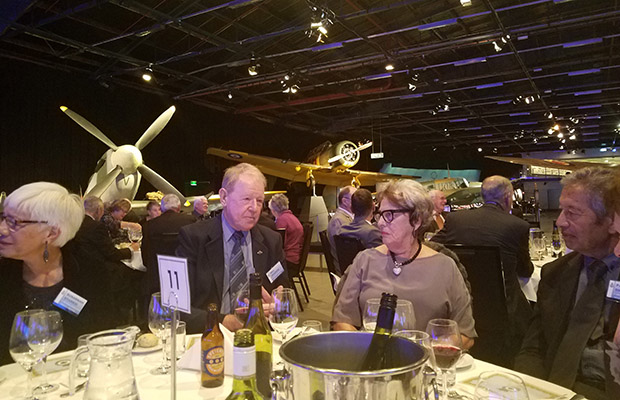 2019 Reunion Dinner: Bill Starkie, his wife and friends